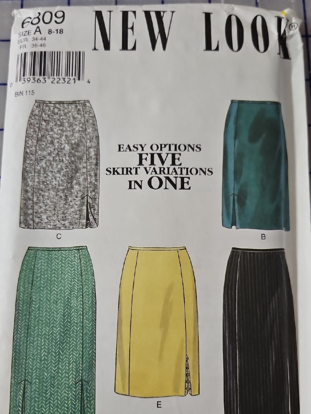 New Look Sewing Pattern